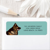 アルザス人 |ドイツの羊飼い犬 ラベル (インサイチュ)