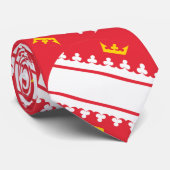 アルザス国旗のネックタイ ネクタイ (ロール)