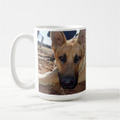 アルザス語の眠い権利書 コーヒーマグカップ (左)