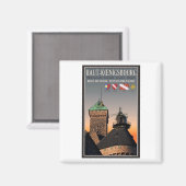 アルザス語 – ハートケーニグスブール マグネット (正面/裏面)