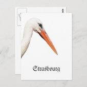 アルザス・ストラスブールのシンボル ポストカード (正面/裏面)