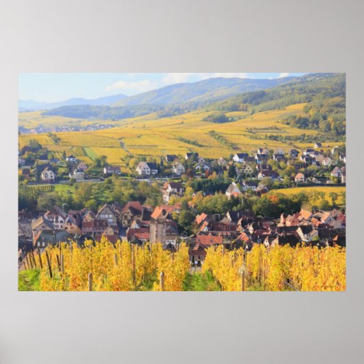 アルザス、フランス6 ポスター (正面)