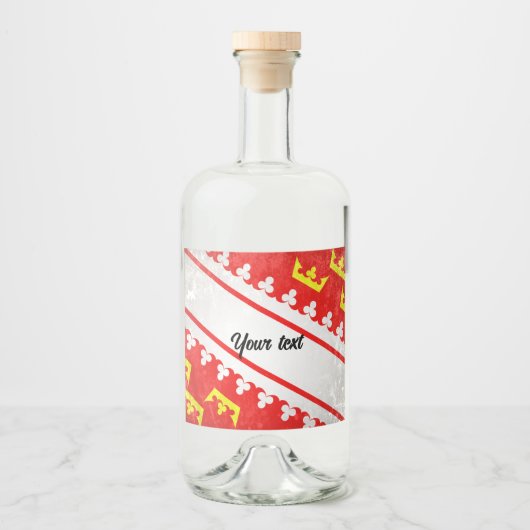 アルザス リキュールボトルラベル (正面)