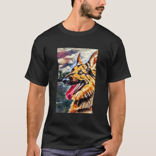 アルザチアン・シェパード Tシャツ (正面)