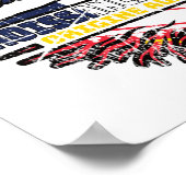 アルザースアルサフランスのティアンフランスツリールーツ国旗 ポスター (角)