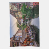 アルザースフランフラワーウォーターカナル キッチンタオル (縦)