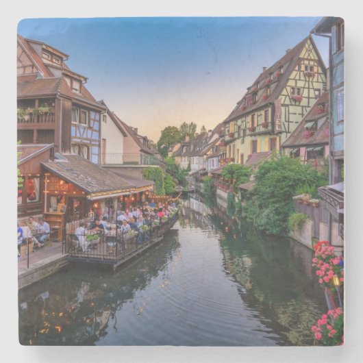 アルザースフランフラワーウォーターカナル ストーンコースター (正面)