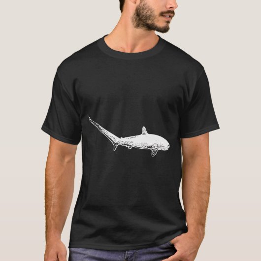 アルシャーク厚手ホワイトプリント Tシャツ (正面)