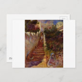 アルジェのステップby Pierre-Augusteルノアール ポストカード (正面/裏面)