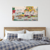 アルジェの奪取フランスの キャンバスプリント (インサイチュ (寝室))