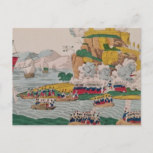 アルジェの奪取フランスの ポストカード (正面)