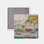 アルジェの奪取フランスの マグネット (正面/裏面)