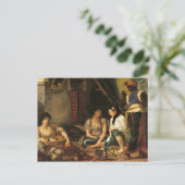 アルジェの女たちのアパート， 1834 ポストカード (スタンド正面)