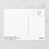 アルジェの女(勉強) ポストカード (裏面)