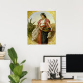 アルジェの女， 1871 ポスター (ホームオフィス)