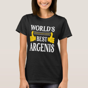 アルジェニ個人おもしろい名ファーストネームWorld's Bes Tシャツ