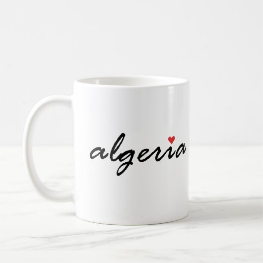アルジェリアが大好き コーヒーマグカップ (左)