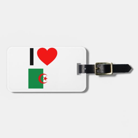 アルジェリアが大好き ラゲッジタグ (正面横)