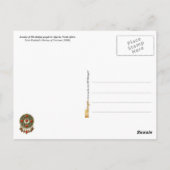 アルジェリアのカビレ族ジュエリー ポストカード (裏面)