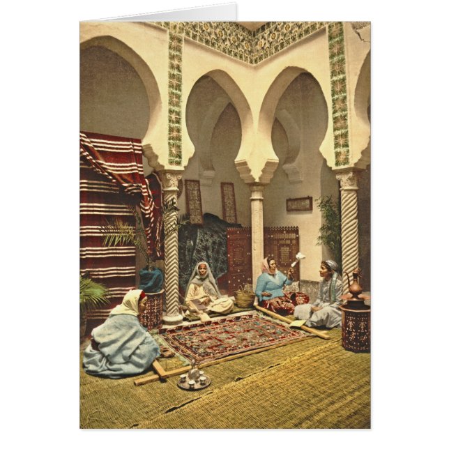 アルジェリアのカーペットメーカー1899年 (正面)