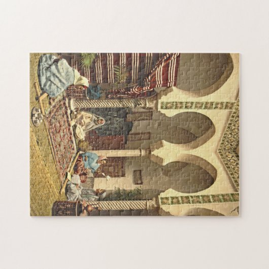 アルジェリアのカーペットメーカー1899年 ジグソーパズル (横)