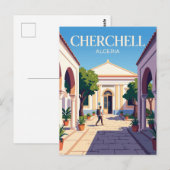 アルジェリアのシェルシェル考古学博物館 ポストカード (正面/裏面)