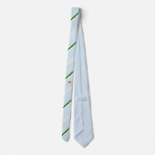 アルジェリアのストライプな旗 ネクタイ (裏面)