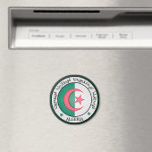 アルジェリアの円形の紋章 マグネット (インサイチュ (食洗機))