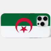 アルジェリアの国旗のアップルiPhone 15 Pro Maxケース Case-Mate iPhoneケース (裏面 (横))