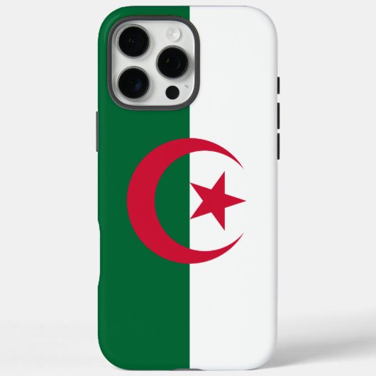 アルジェリアの国旗のアップルiPhone 16 Pro Maxケース Case-Mate iPhoneケース (裏面)