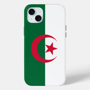 アルジェリアの国旗のApple iPhone 15 Plusケース Miniケース
