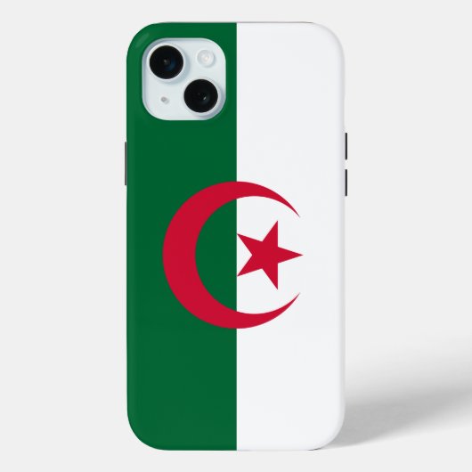 アルジェリアの国旗のApple iPhone 15 Plusケース Case-Mate iPhoneケース (裏面)