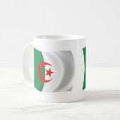 アルジェリアの国旗マグカップ コーヒーマグカップ (正面左)