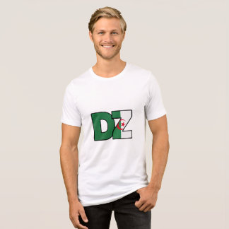 アルジェリアの国旗文字Tシャツ - アルジェリアの誇りA トライブレンドTシャツ