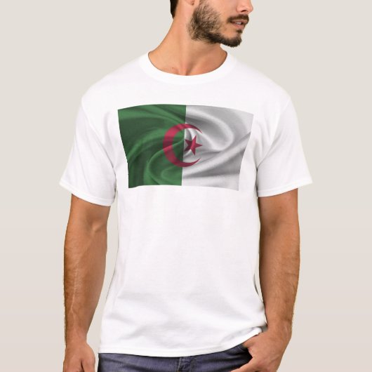 アルジェリアの国旗 Tシャツ (正面)