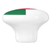 アルジェリアの旗とセラミックノブのプル セラミックノブ (側面)