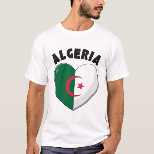 アルジェリアの旗 Tシャツ (正面)