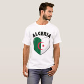 アルジェリアの旗 Tシャツ (正面フル)