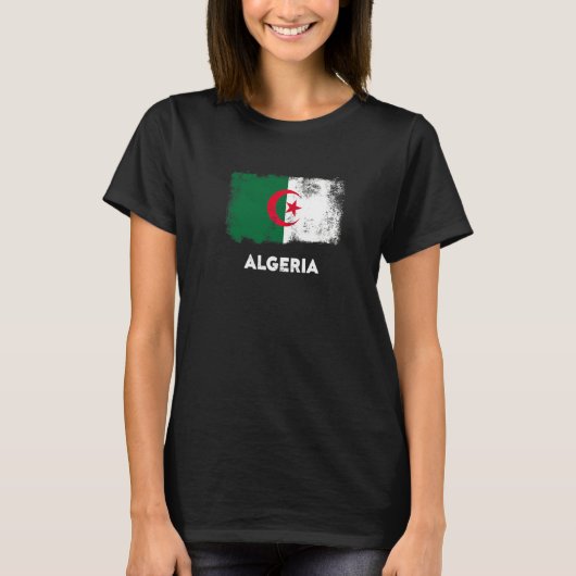 アルジェリアの旗 Tシャツ (正面)
