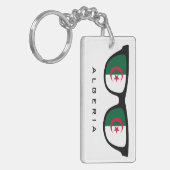 アルジェリアカスタムシェード文字&カラーキーチェーン キーホルダー (正面左)