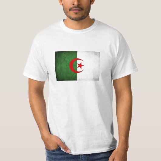 アルジェリアグランジ国旗 Tシャツ (正面)