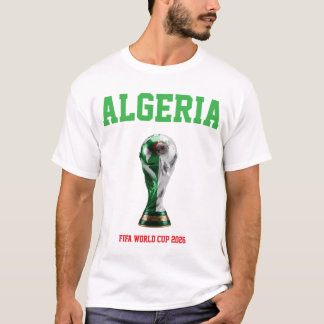 アルジェリアチームのワールドカップTシャツ Tシャツ