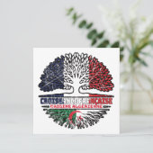 アルジェリアフランスのリア国旗 カード (スタンド正面)