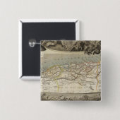 アルジェリアフランスの植民地 缶バッジ (正面&裏面)