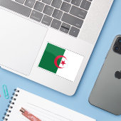 アルジェリア人民民主共和国国旗 シール (ノートパソコンとiPhone)