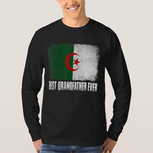 アルジェリア動揺して国旗最高の祖父エバミ Tシャツ (正面)