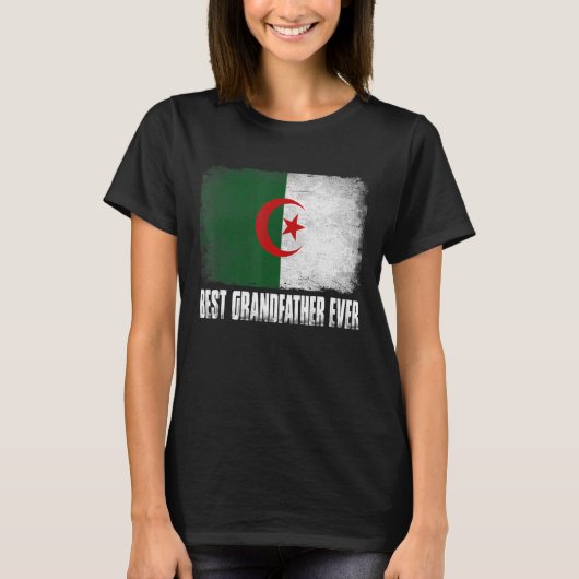 アルジェリア動揺して国旗最高の祖父エバミ Tシャツ (正面)