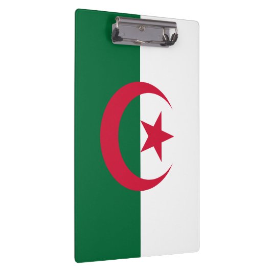 アルジェリア国旗が貼られた愛国的なクリップボード クリップボード (右)