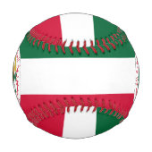 アルジェリア国旗と軍国愛国コート 野球ボール (裏面)