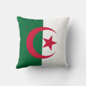 アルジェリア国旗のアメリカのモジョ枕 クッション (裏面)